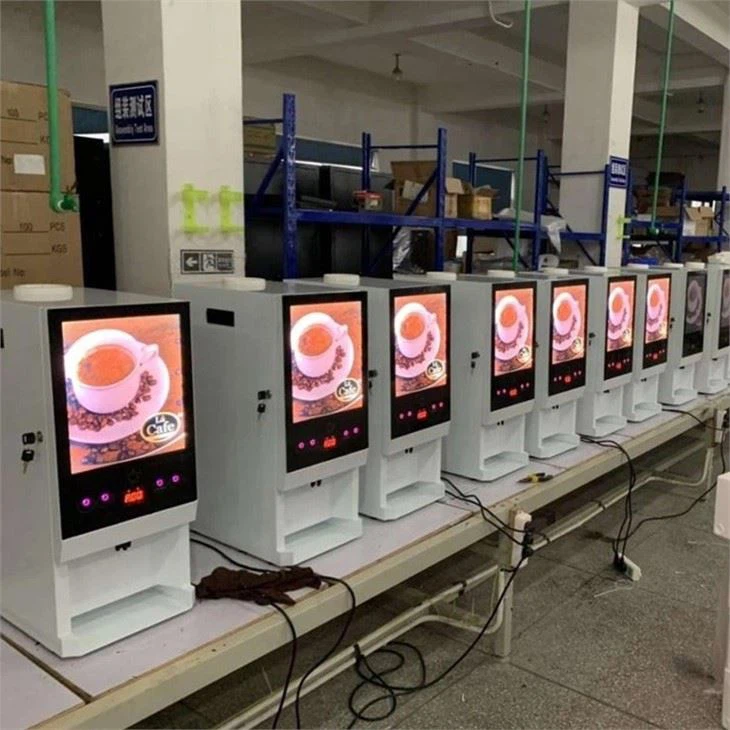 Coffee vending machine production